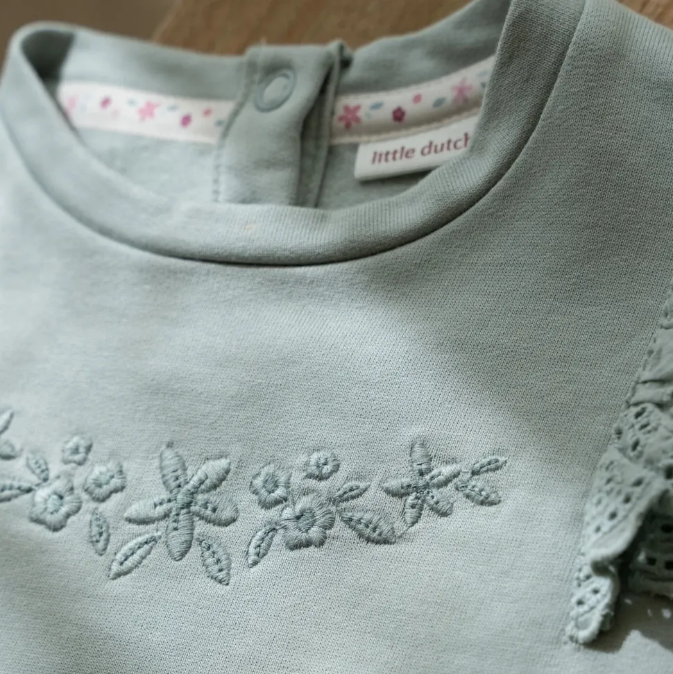 Sweater - Ruches - Groen - Fairy Garden