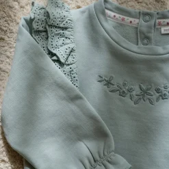 Sweater - Ruches - Groen - Fairy Garden
