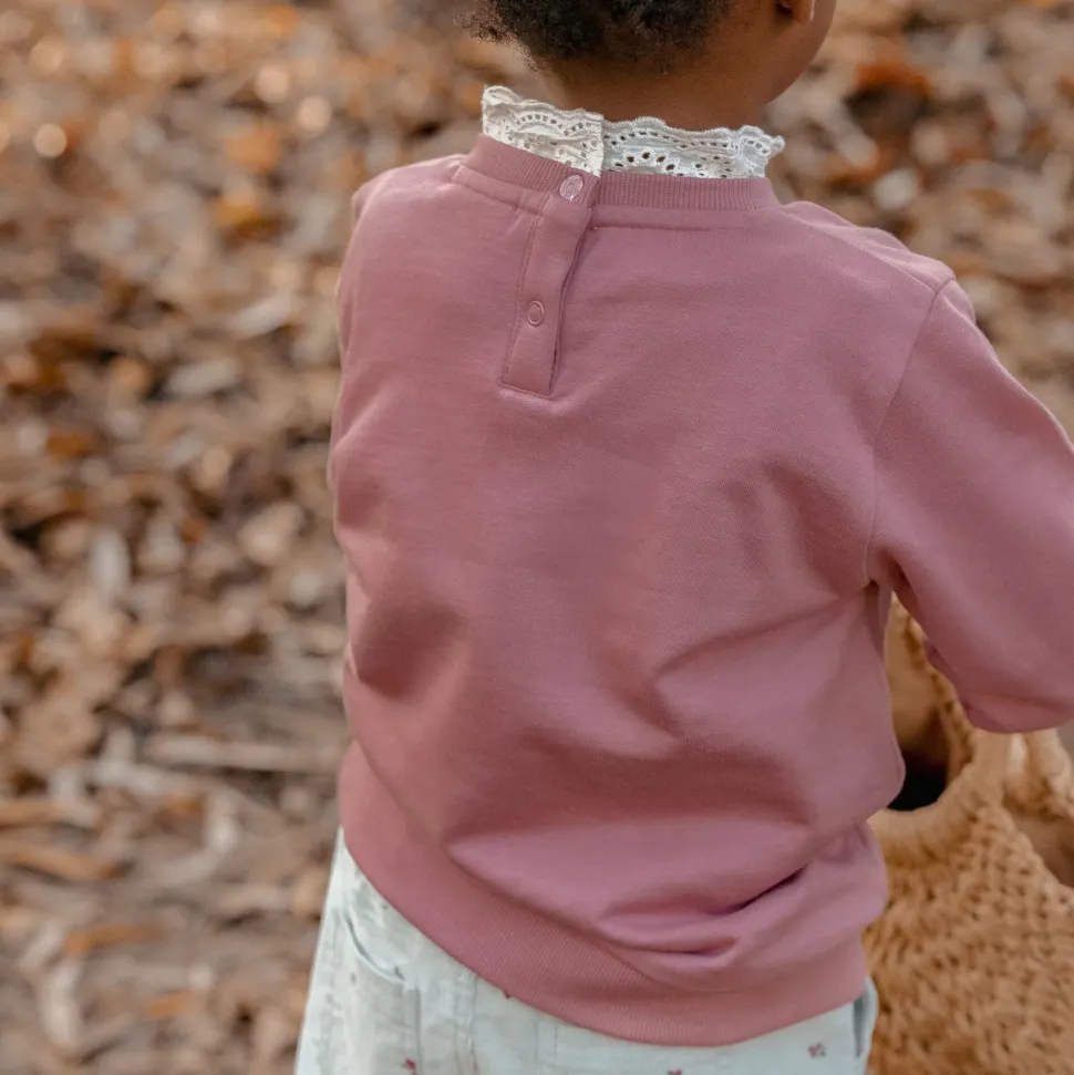 Sweater met kraag - Roze - Fairy Garden