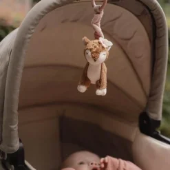 Trilfiguur Hert - Roze - Fairy Garden