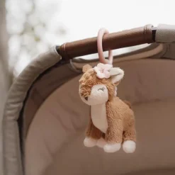 Trilfiguur Hert - Roze - Fairy Garden