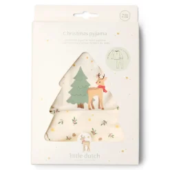 Tweedelige kerst pyjama – Beige