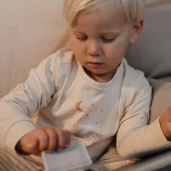 Tweedelige pyjama - Zand - Gestreept