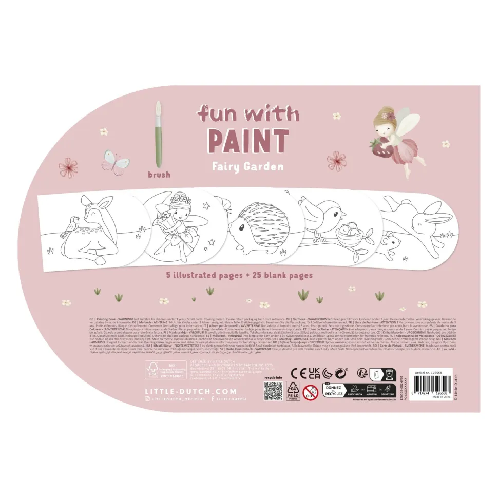 Verfboek Fairy Garden