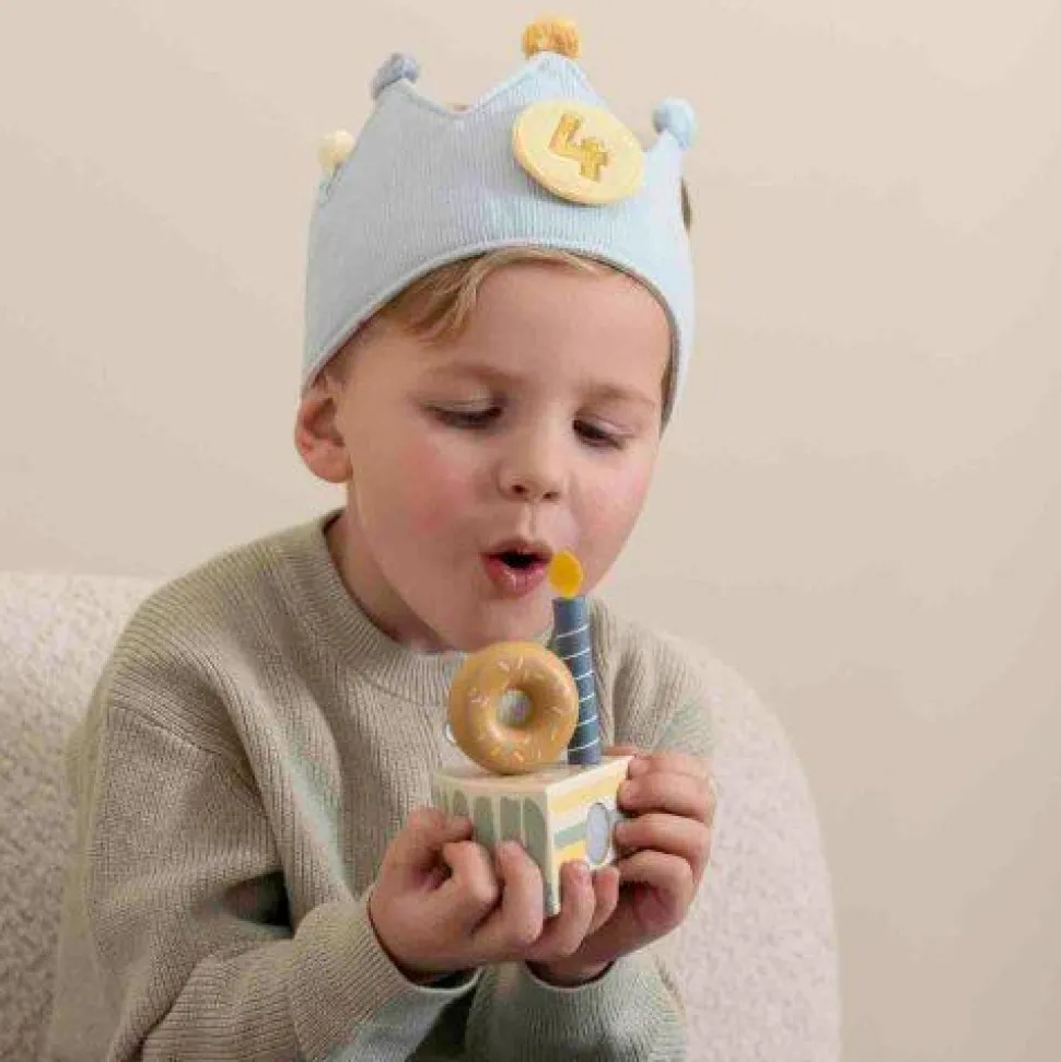 Verjaardagskroon - blauw