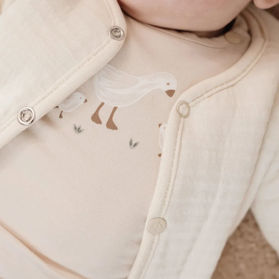 Vest - Beige - Newborn Naturals - Little Goose