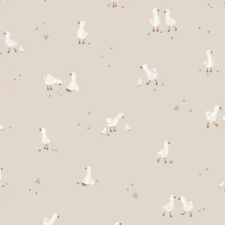 Vliesbehang – Beige – Little Goose