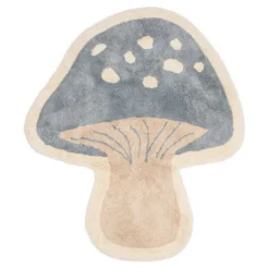 Vloerkleed paddenstoel - Blauw - Forest Friends