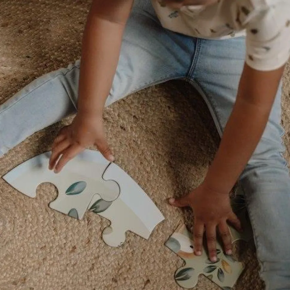 Vloerpuzzel - Blauw - Forest Friends