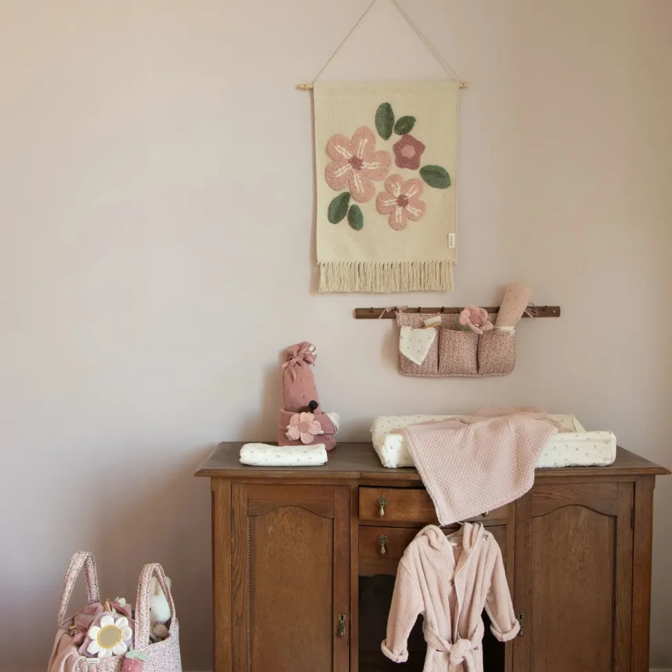 Wandkleed bloem - Wit - Fairy Garden