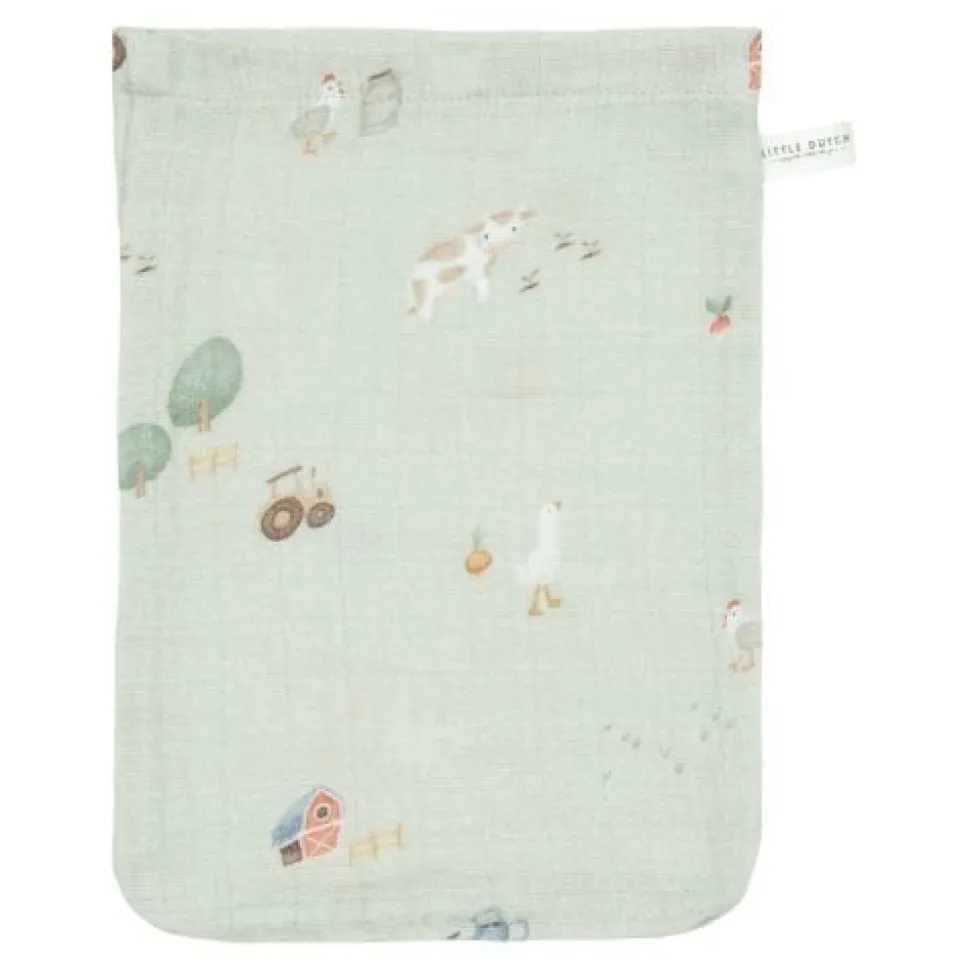 Washandjes set - Groen - Little Farm