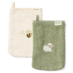 Washandjes set - Groen - Little Farm