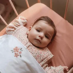 Wieg hoeslaken - Roze - Essentials