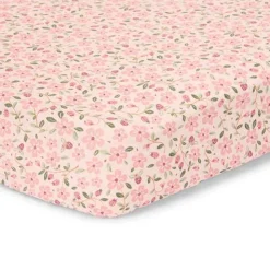 Wieg hoeslaken - Roze - Fairy Garden - Fairy Floral