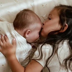 Wiegdeken - Beige - Little Goose - Moon & Stars