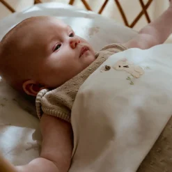 Wieglaken - Wit - Newborn Naturals - Baby Bunny