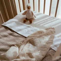 Wieglaken - Wit - Newborn Naturals - Little Goose