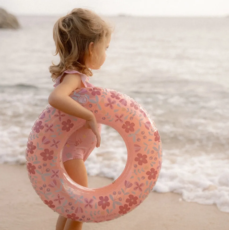 Zwemshirt korte mouw - Lichtroze - Sunny Flowers