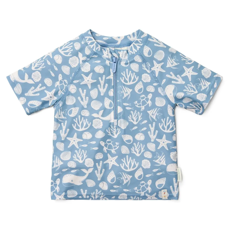 Zwemshirt korte mouw - Lichtblauw - Sea Life