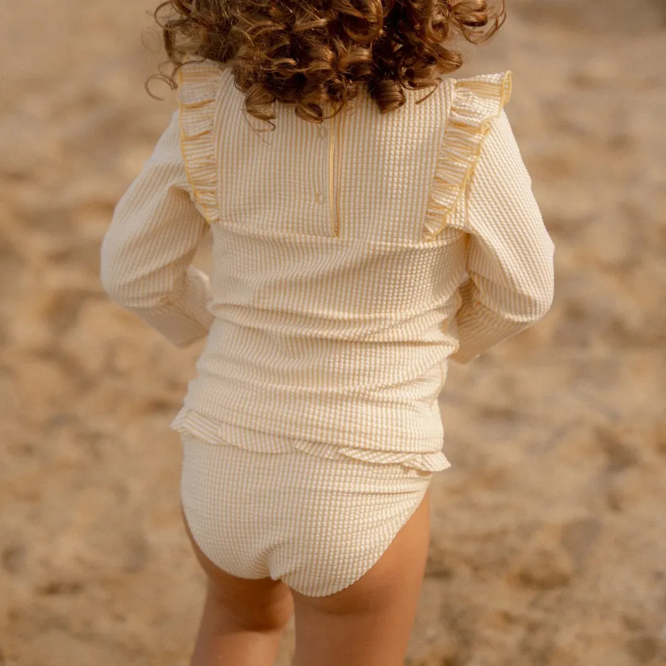 Zwemshirt lange mouw - Geel - Ocean Treasures